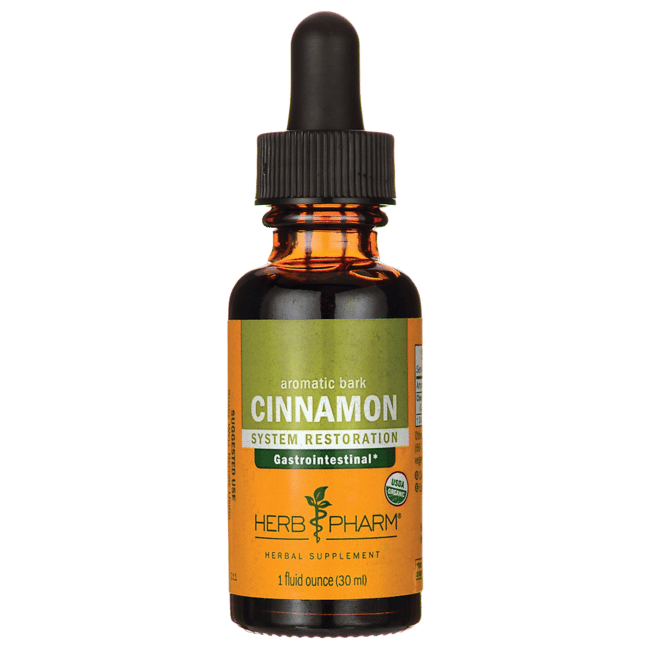 Herb Pharm Aromatic Bark Cinnamon 1 fl oz (30 mL) Liquid Swanson