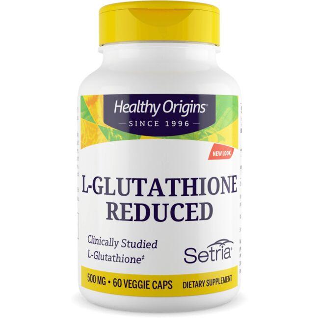 Healthy Origins L-Glutathione Reduced Supplement Vitamin | 500 mg | 60 Caps