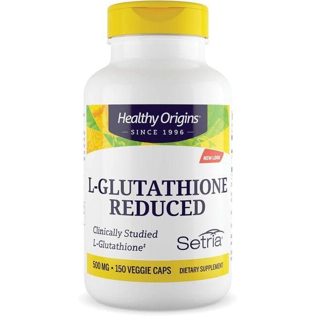 Healthy Origins L-Glutathione Reduced Supplement Vitamin | 500 mg | 150 Veg Caps