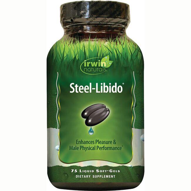 Irwin Naturals Steel-Libido Supplement Vitamin | 75 Lgels | Sexual Health Support