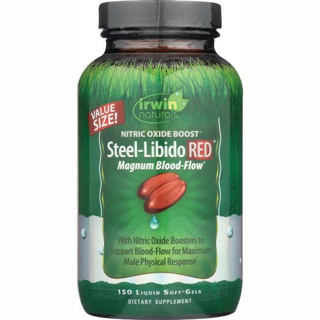 Irwin Naturals Steel Libido Red 150 Lgels Swanson® 5808