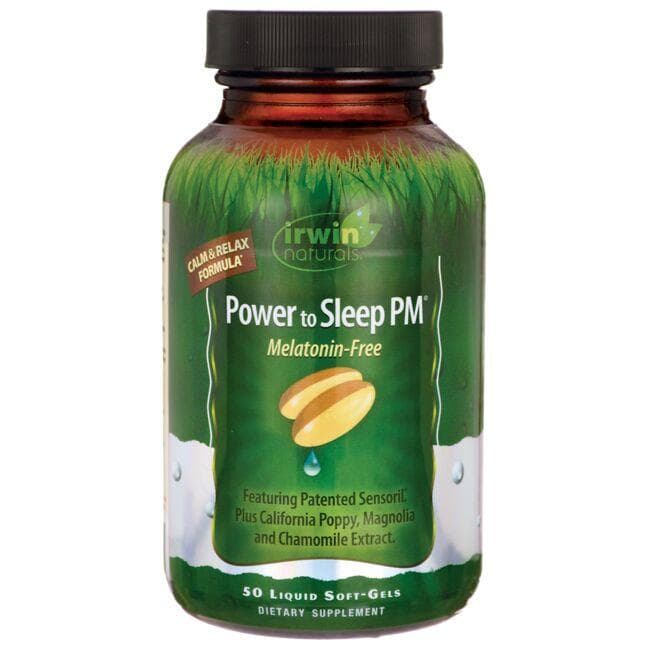 Irwin Naturals Power to Sleep Pm Melatonin-Free Vitamin | 50 Soft Gels