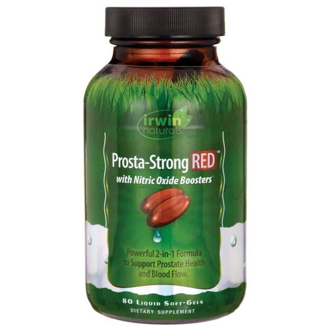 Irwin Naturals Prosta-Strong Red Vitamin | 80 Soft Gels | Prostate Health