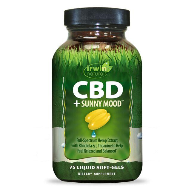 Irwin Naturals Cbd + Sunny Mood Supplement Vitamin | 75 Soft Gels
