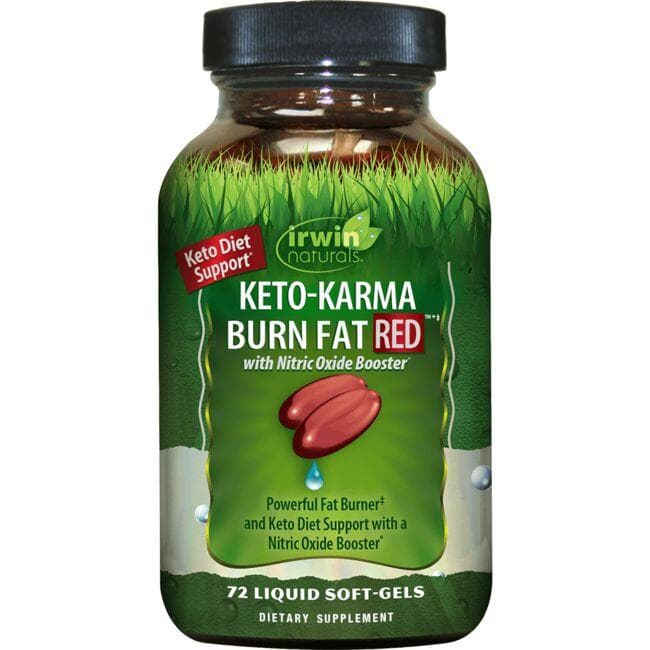 Irwin Naturals Keto-Karma Burn Fat Red Vitamin | 72 Soft Gels | Weight Management