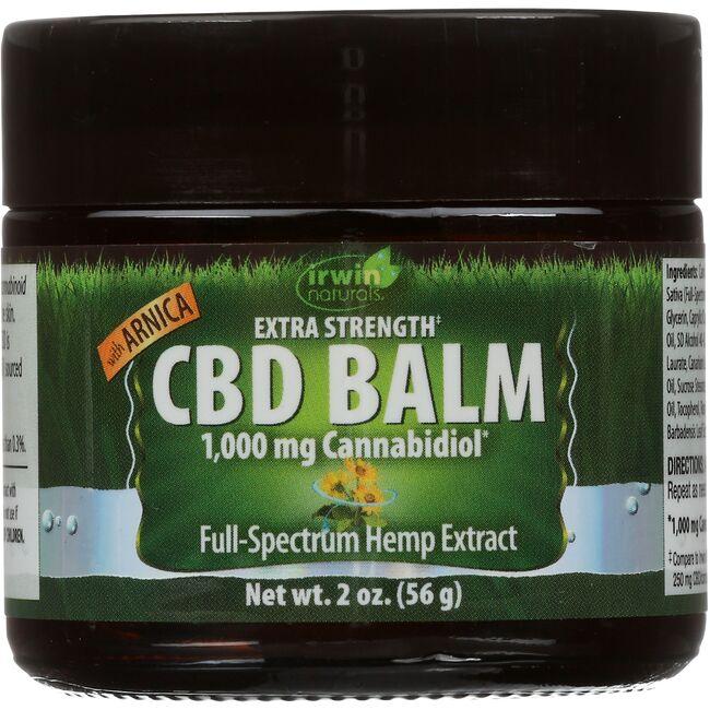 Irwin Naturals Extra Strength Cbd Balm with Arnica Supplement Vitamin 1000 mg 2 oz Balm