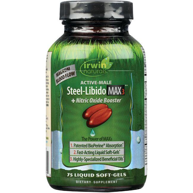 Active-Male Steel Libido Max3 + Nitric Oxide Booster