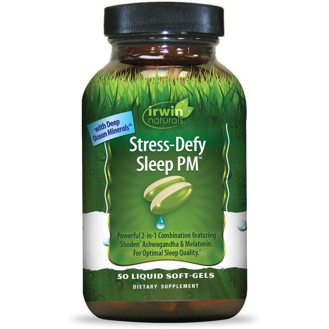 Irwin Naturals Stress-Defy Sleep Pm Vitamin | 50 Soft Gels