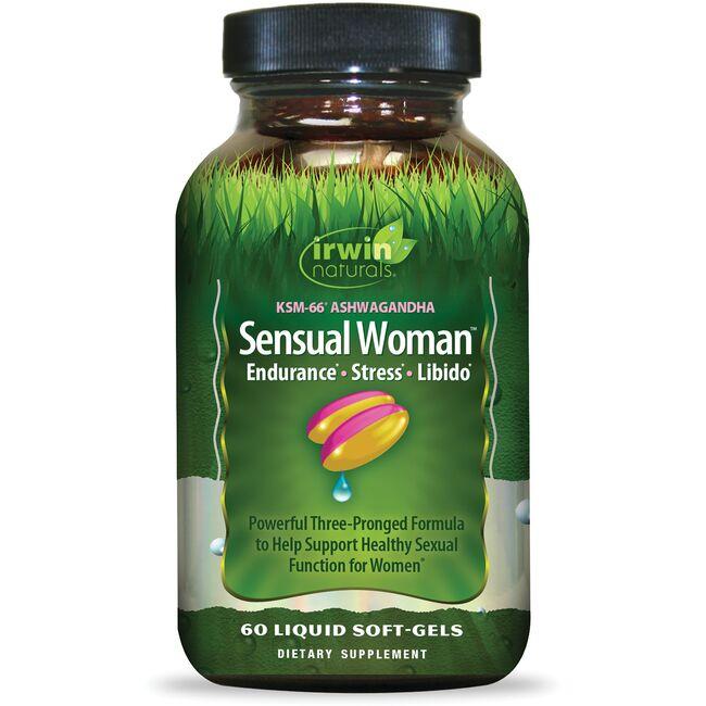 Irwin Naturals Sensual Woman Endurance, Stress, Libido Supplement Vitamin | 60 Soft Gels | Womens Health