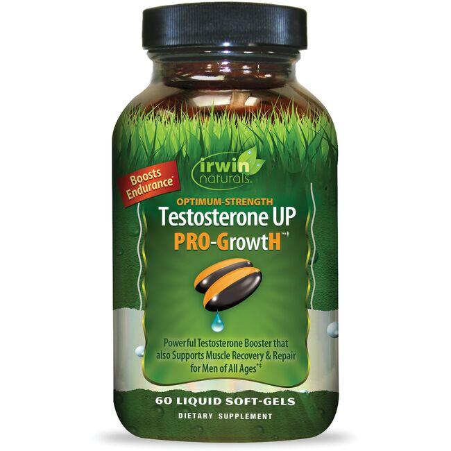 Irwin Naturals Optimum-Strength Testosterone Up Pro-Growth | 60 Soft Gels