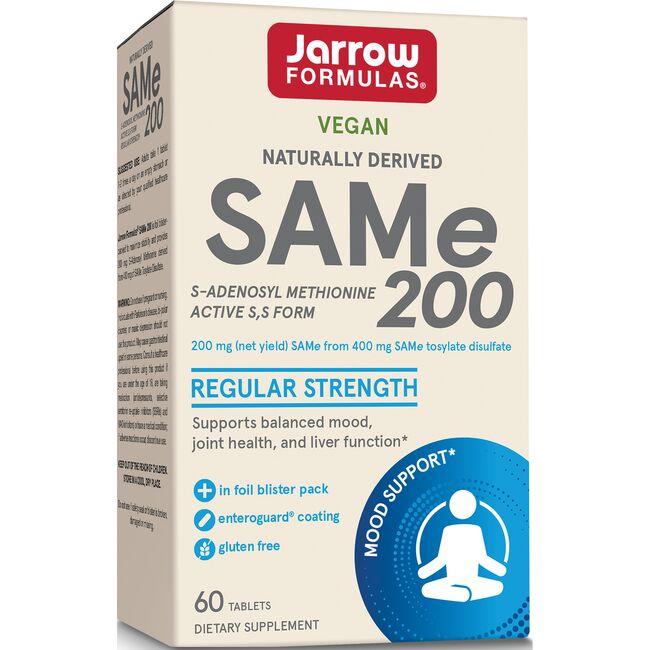 Vegan Naturally Derived SAMe 200 Regular Strength