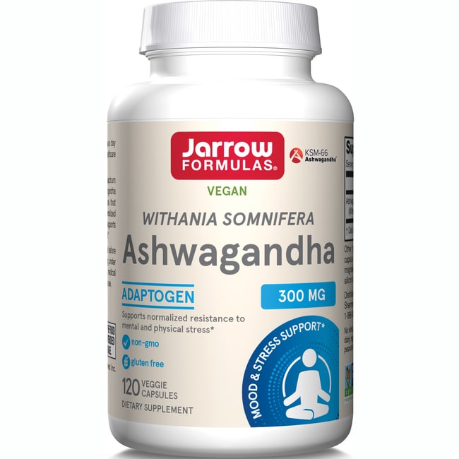 Jarrow Formulas, Inc. Веганская Withania Somnifera Ashwagandha, 300 мг, 120 растительных капсул