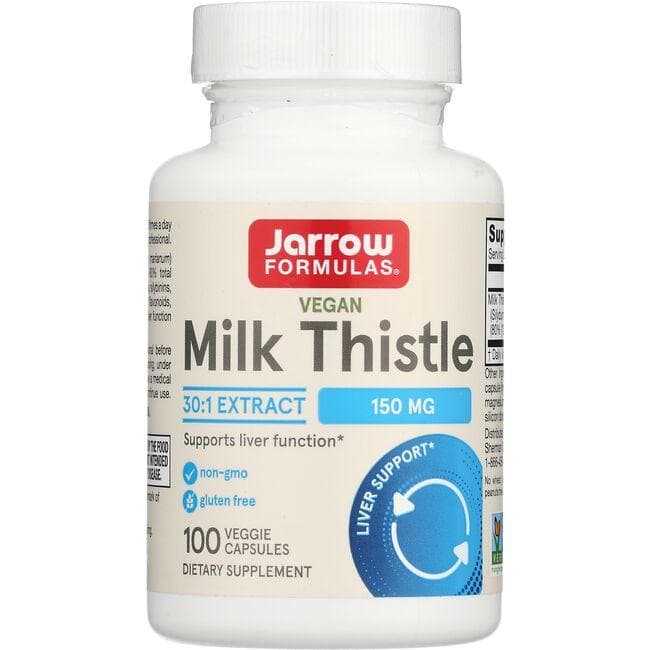 Jarrow Formulas, Inc. Vegan Milk Thistle 30:1 Extract Vitamin | 150 mg | 100 Veg Caps