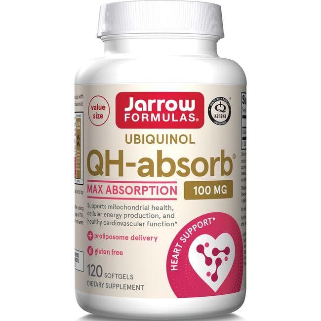 Jarrow Formulas, Inc. Ubiquinol Qh-absorb Supplement Vitamin | 100 mg | 120 Soft Gels