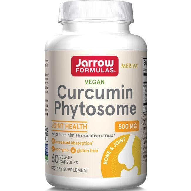 Jarrow Formulas, Inc. Vegan Curcumin Phytosome Vitamin | 500 mg | 60 Veg Caps