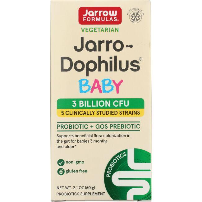 Jarrow Formulas, Inc. Vegetarian Jarro-Dophilus Baby Supplement Vitamin | 3 Billion CFU 2.1 oz Powder | Probiotics