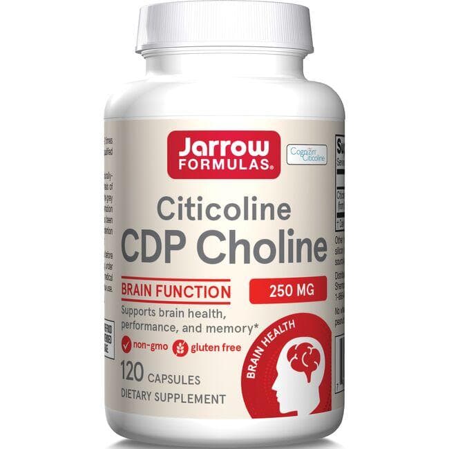 Jarrow Formulas, Inc. Citicoline Cdp Choline Vitamin | 250 mg | 120 Caps