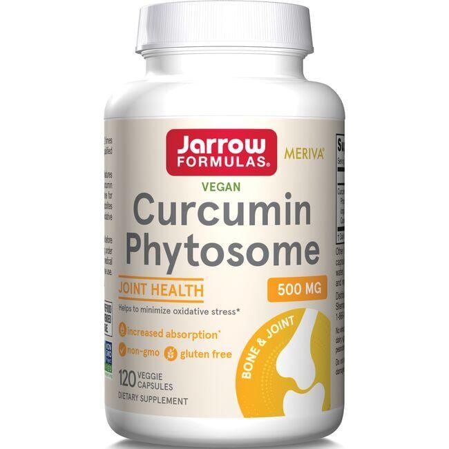 Jarrow Formulas, Inc. Vegan Curcumin Phytosome Vitamin | 500 mg | 120 Veg Caps