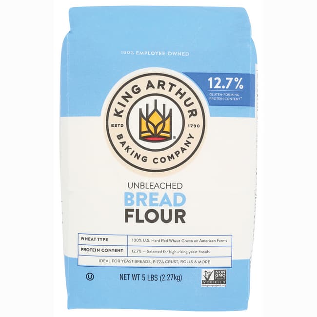 King Arthur Flour Unbleached Bread Flour 5 lbs (2.27 kg) Pkg Swanson