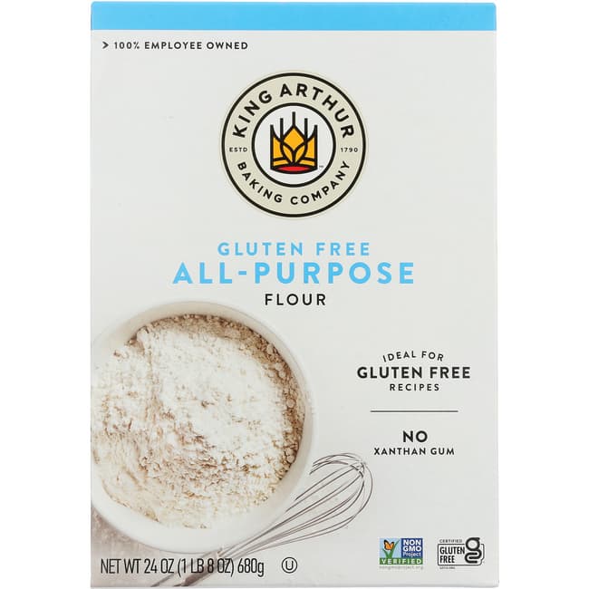 King Arthur Flour Gluten Free Multi-Purpose Flour 24 Oz (680 Grams) Box ...