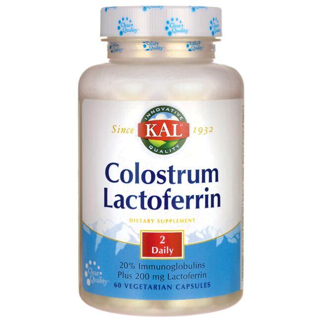 Kal Colostrum Lactoferrin Supplement Vitamin 60 Veg Caps