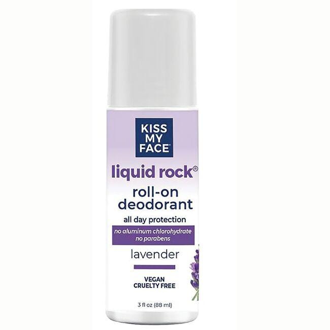 Kiss My Face Liquid Rock Roll-On Lavender Deodorant | 3 oz Roll-On