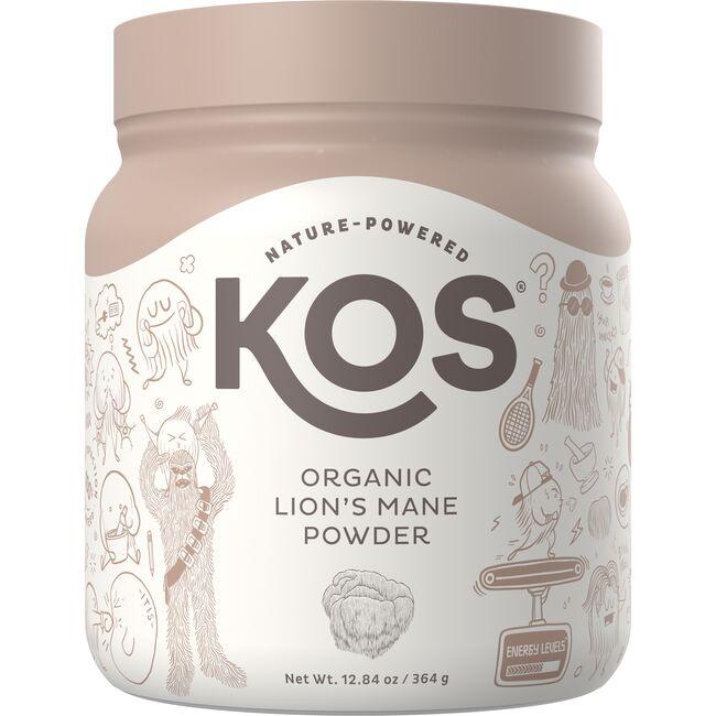KOS Organic Lions Mane Powder | 12.84 oz Powder