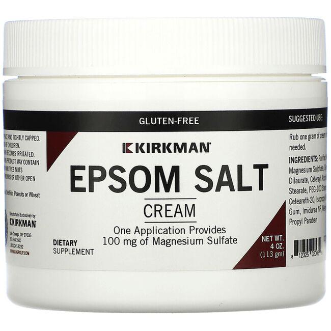Kirkman Epsom Salt Cream Vitamin 4 oz Cream
