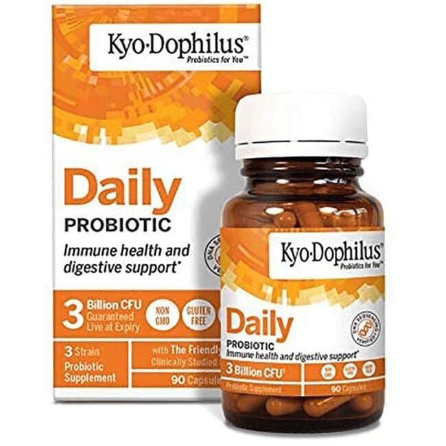 Kyolic Kyo Dophilus Daily Probiotic Supplement Vitamin | 3 Billion CFU | 90 Caps