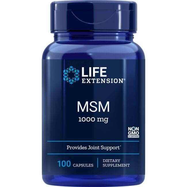 Life Extension Msm Supplement Vitamin | 1000 mg | 100 Caps