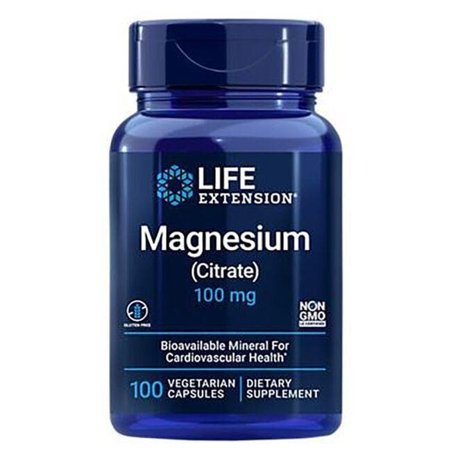 Life Extension Magnesium (Citrate) Vitamin | 100 mg | 100 Veg Caps