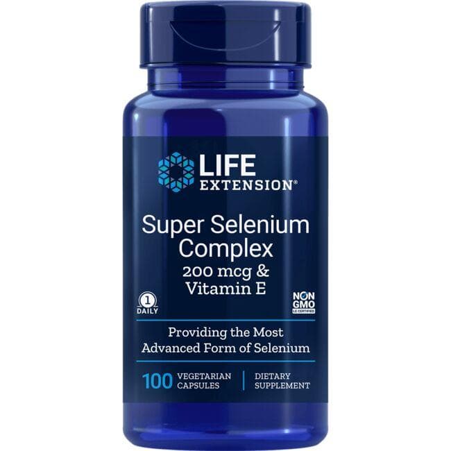 Life Extension Super Selenium Complex & Vitamin E | 100 Veg Caps