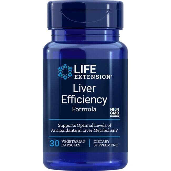 Life Extension Liver Efficiency Formula Vitamin | 30 Veg Caps