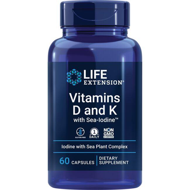 Vitamins D and K with Sea-Iodine