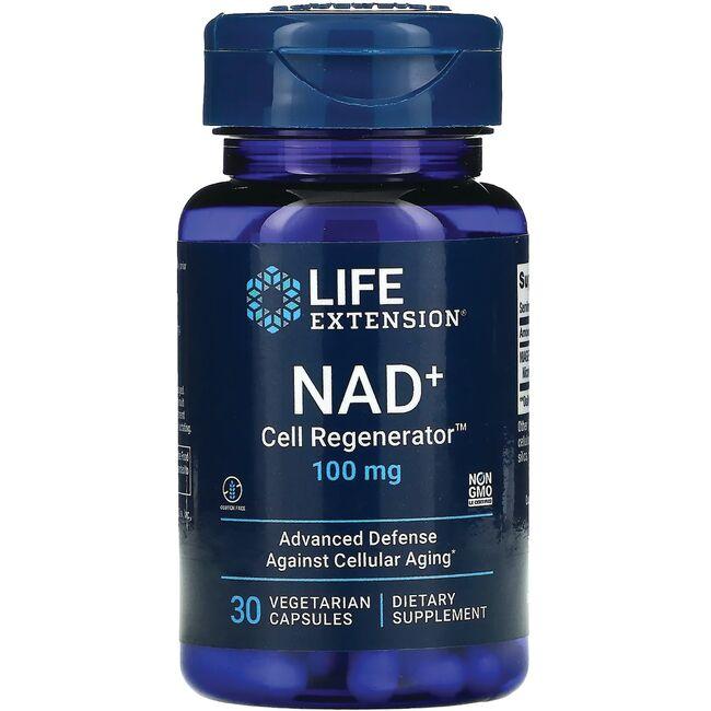 Life Extension Nad+ Cell Regenerator Nicotinamide Riboside Supplement Vitamin 100 mg 30 Veg Caps