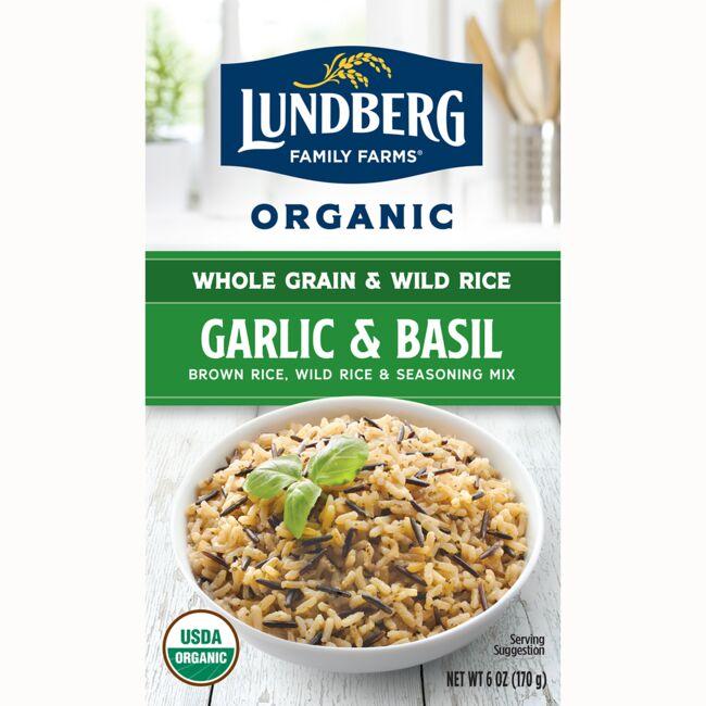 Organic Whole Grain & Wild Rice - Garlic & Basil