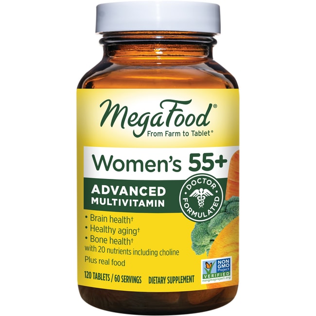MegaFood Womens 55+ Advanced Multivitamin 120 таблеток