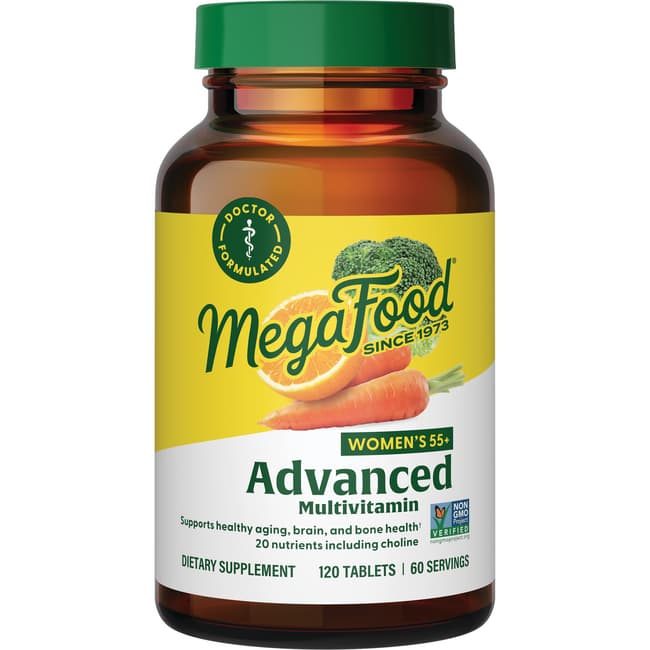 MegaFood Womens 55+ Advanced Multivitamin 120 таблеток