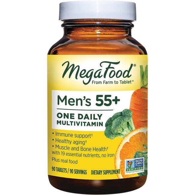MegaFood Mens 55+ One Daily Multivitamin | 90 Tabs