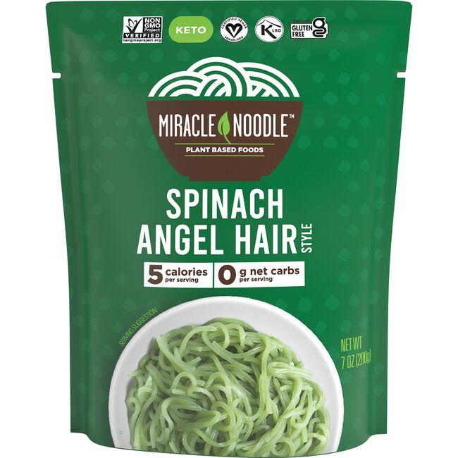 Spinach Angel Hair Style