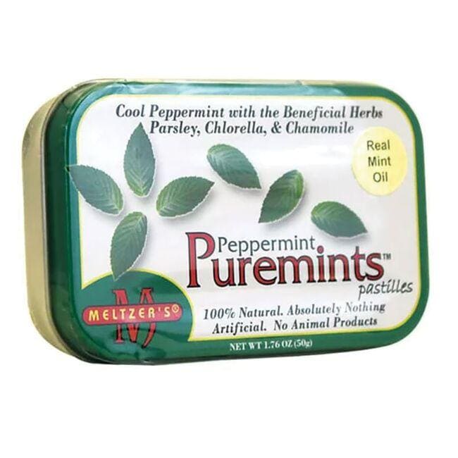 Meltzers Puremints Peppermint | 1.76 oz Package