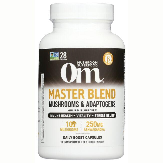Organic Mushroom Nutrition Master Blend Vitamin 80 Veg Caps