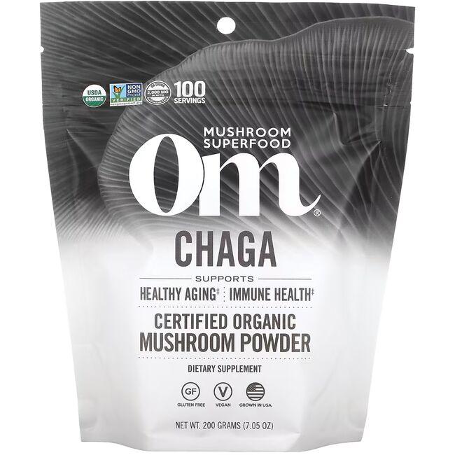 Organic Mushroom Nutrition Chaga Powder | 7.05 oz Powder | Herbs and Supplements