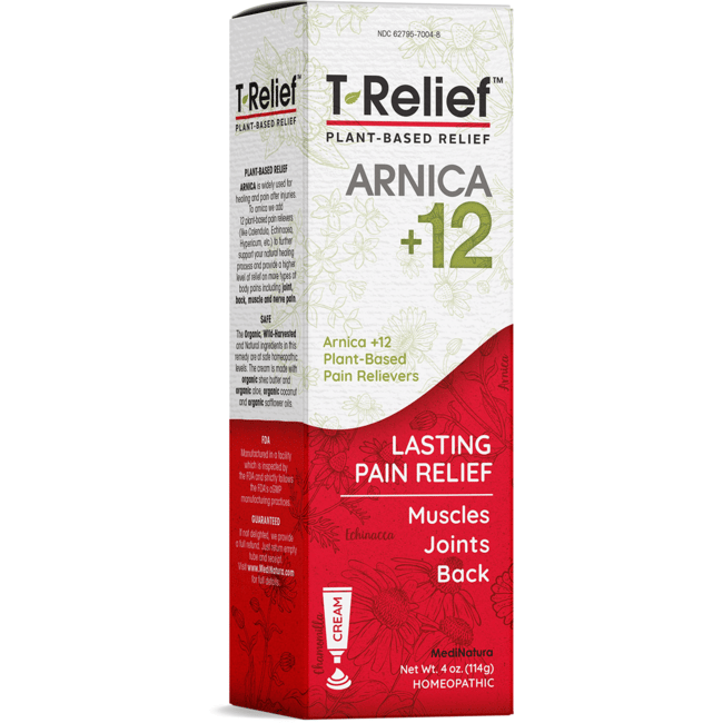MediNatura T-Relief Pain Relief Cream 4 oz (114 g) Cream ...