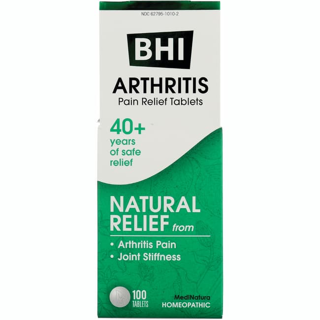 MediNatura Arthritis Pain Relief Tablets 100 Tabs Swanson Health Products