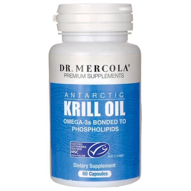 Dr. Mercola Antarctic Krill Oil Supplement Vitamin | 1 G | 60 Caps