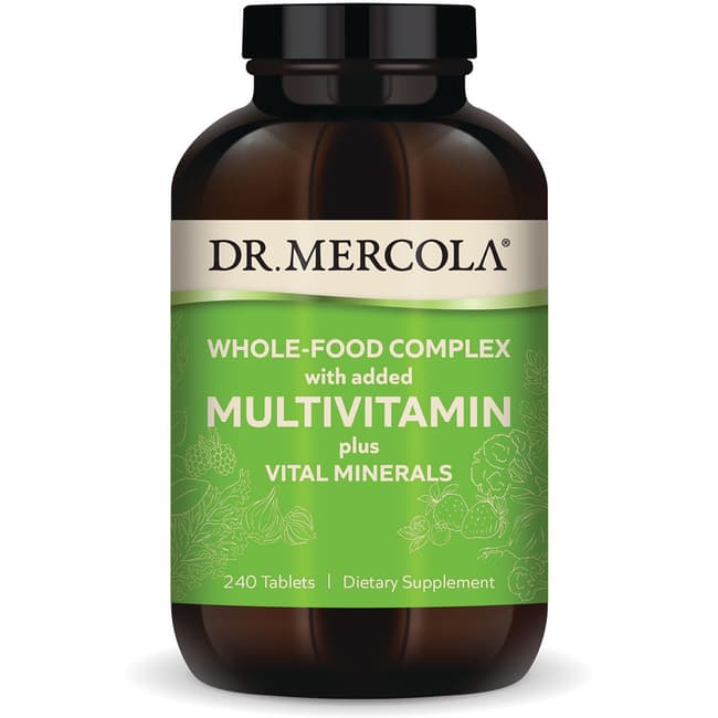 Dr. Mercola WholeFood Multivitamin Plus Vital Minerals 240 Tabs Swanson Health Products