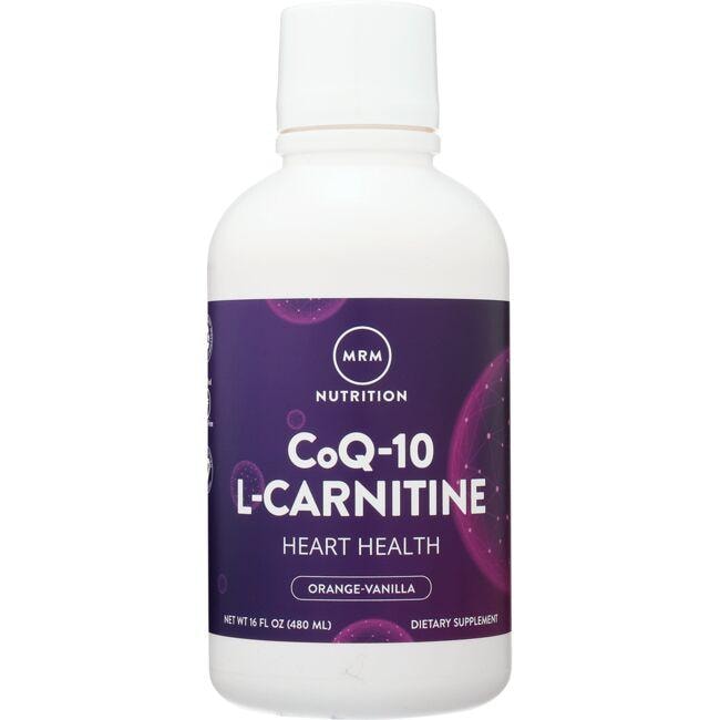 MRM Nutrition Coq-10 with L-Carnitine - Orange-Vanilla Supplement Vitamin 16 fl oz Liquid