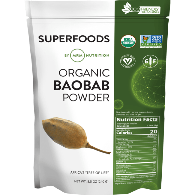 MRM Raw Organic Baobab Powder 8.5 oz (240 grams) Pwdr Swanson Health Products