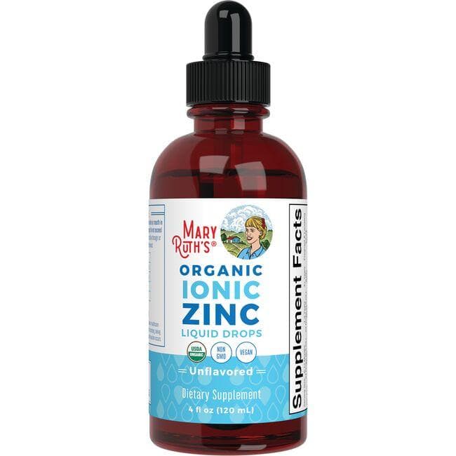 Organic Ionic Zinc Liquid Drops - Unflavored